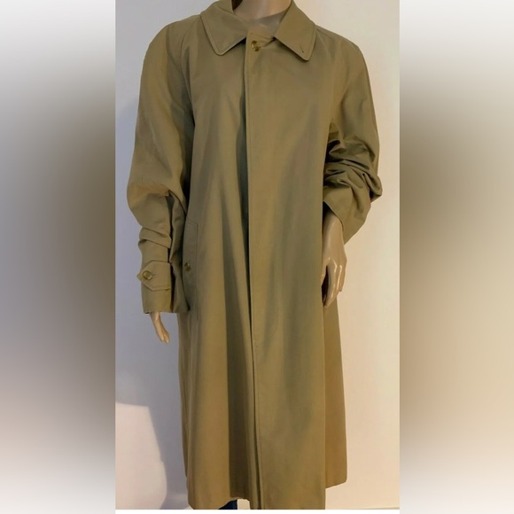❌SOLD❌Vintage Oversized BURBERRY Nova Check British Khaki Trench - Mint! - Picture 2 of 16